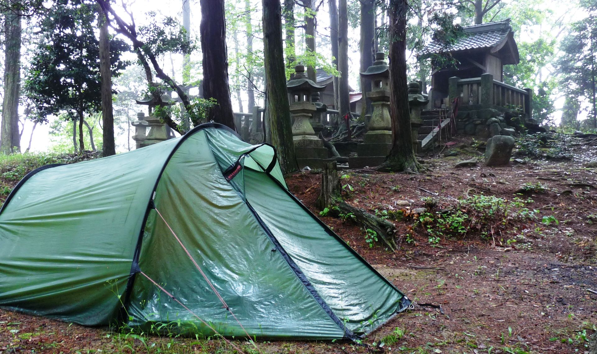 Camping in Japan